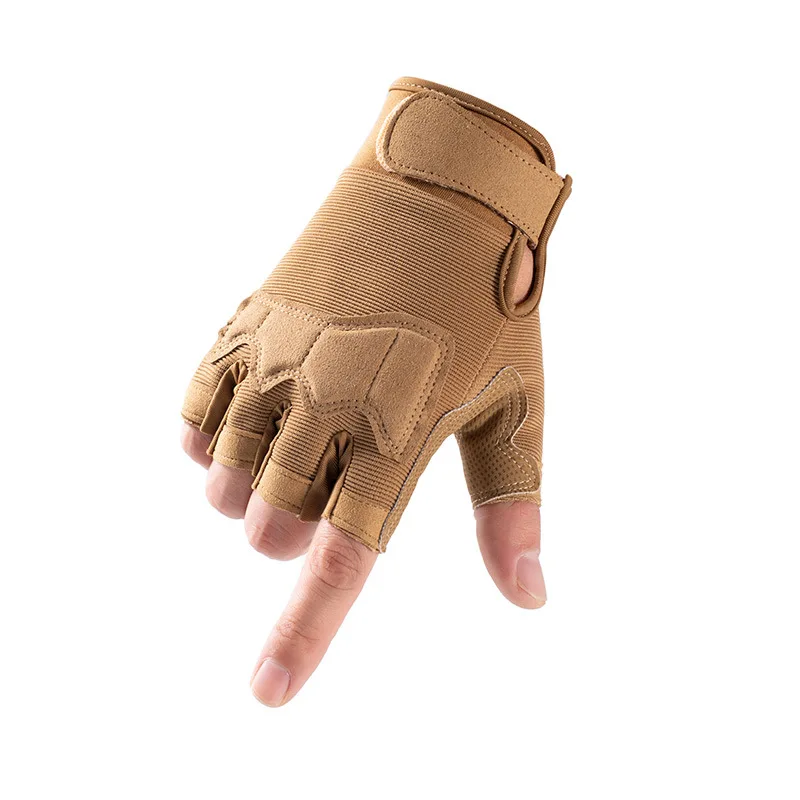 Outdoor CS Game Equipment Half Finger Gloves Custom Paintball Fingerless Tactical Gloves aperçu 9