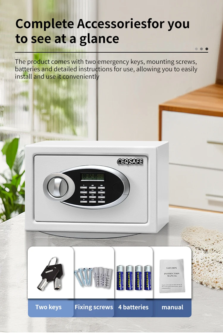 CEQSAFE Home Digital Safe Mini Electronic Safe Box Small Safety Money Box manufacture