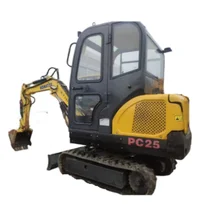 High Quality 2000kg used 2 ton mini excavator 2.5ton second-hand 25 mini crawler digger