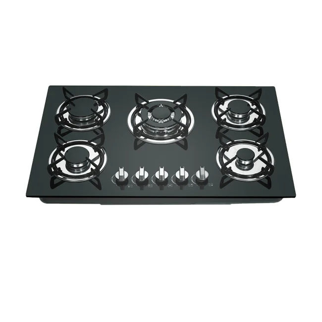 Build in 5 burner Gas Cooker Good Price Stove Cooker Kitchen Appliance Gas Hobs Cooktop
