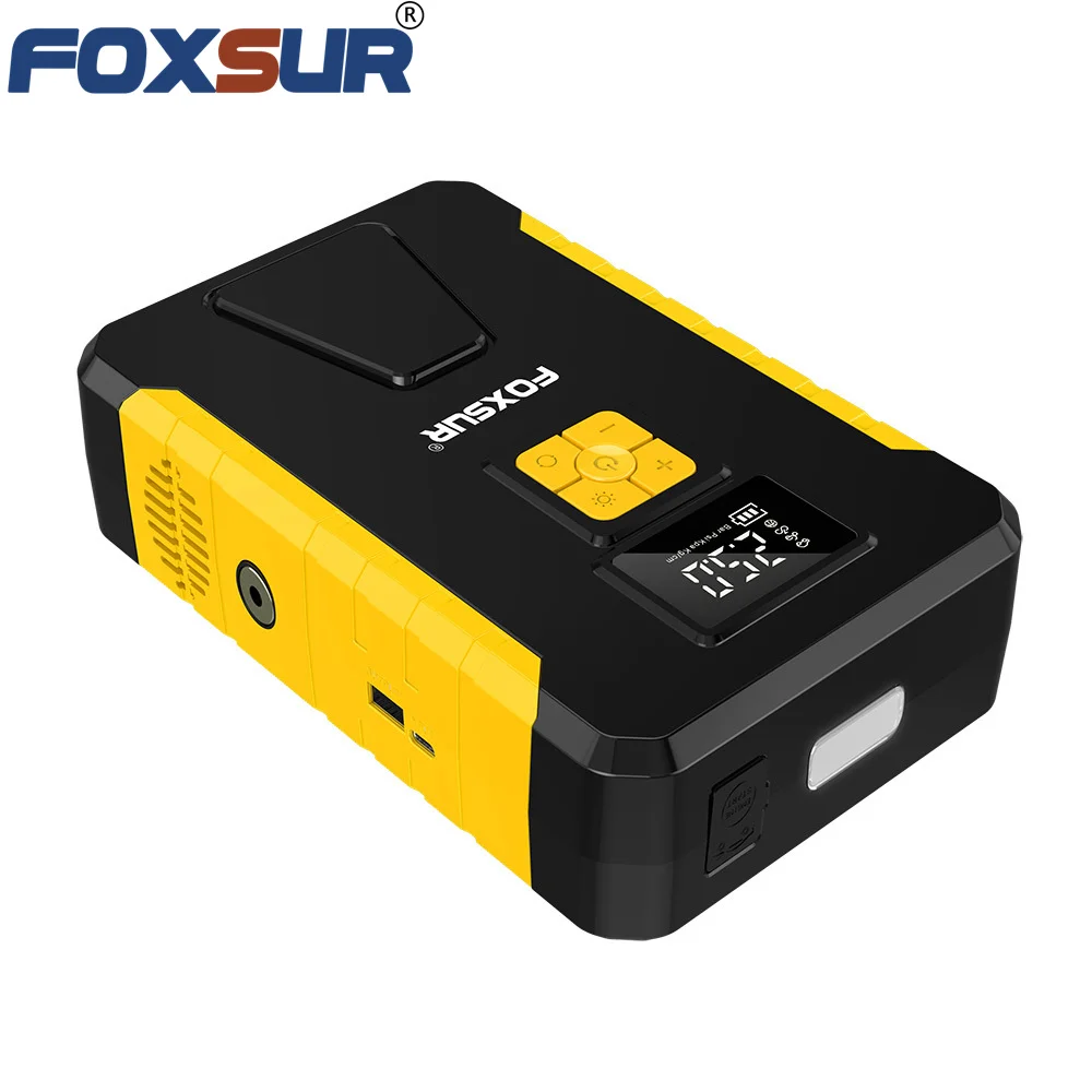 Foxsur FJS-950 26800mAh Car Jump Starter Air Pump Portable Air Compressor - Image 4