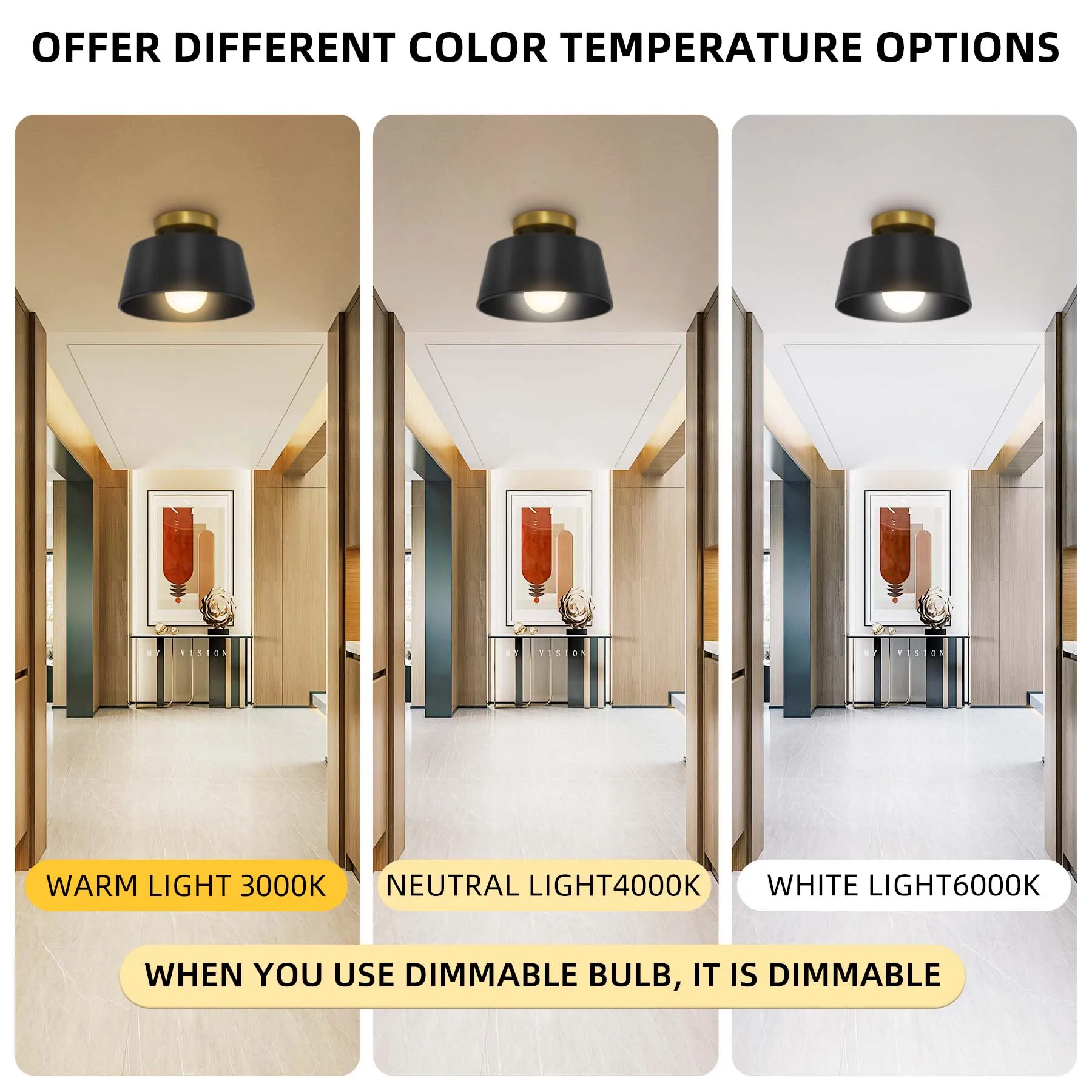 Vintage Design Indoor Ceiling Lights For Home Decorative Ceiling Lights