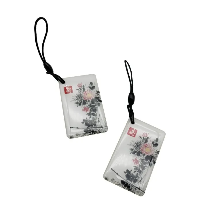 Custom Design 13.56mhz Epoxy Rfid Card Chip Epoxy Nfc Card Manufacturing Machine