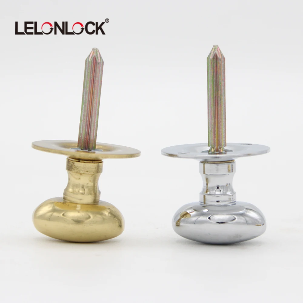 Solid Brass Fire Hydrant Lock System Fire Door Invisible Rack Bolt Security Door Lock with Oval Knob