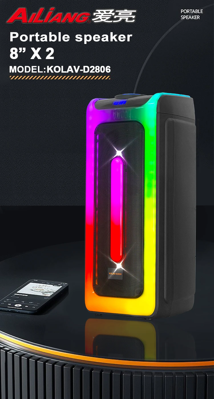 Haut-parleur Rechargeable AILIANG AILIANG KOLAV-D2806