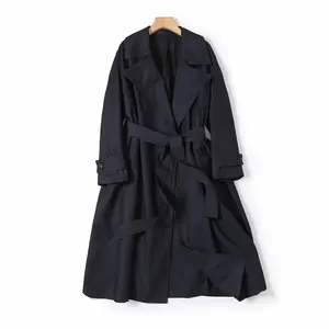 Hot High Quality Womens Coatraincoat Slim Fit Women Trench Coats Wind Multi Function Coats Clothing Casual Jacket Quantity OEM