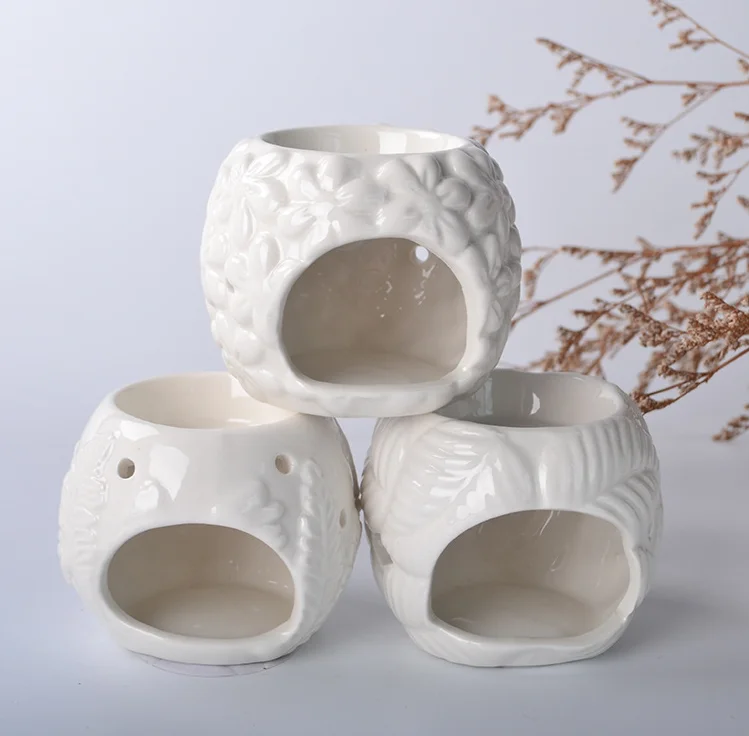 Pottery Aromatherapy Candle with Essential Oil Diffuser Ceramic Candle Jar for Home Decoration for Christmas