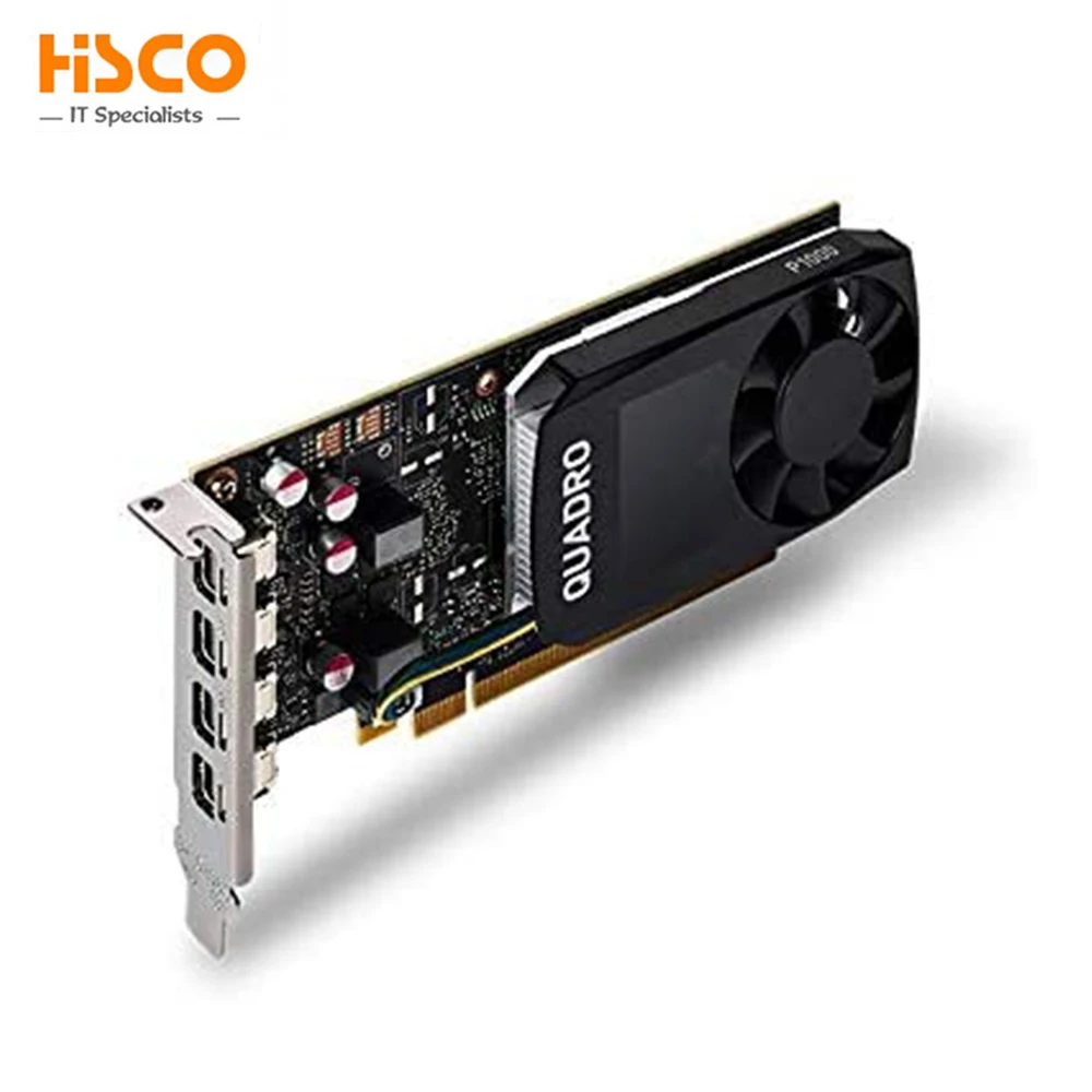 GPU Video Graphics Card Quadro P1000 4GB GDDR5 Low Profile 4 DP Mini