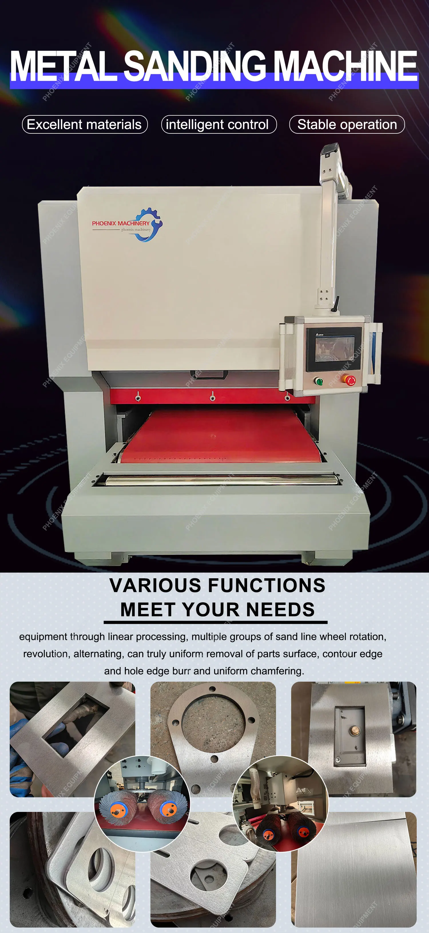 Edge Rounding Oxide Removal Deburring Machine Automatic Deburring Edge