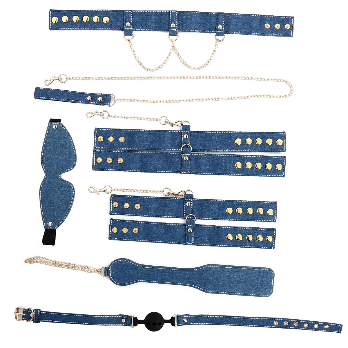 2023 Sex Toys Adult Toys Cowboy Handcuffs Cuffs Silicone Mouth Plug Ball  Neck Collar Dog Chain Hand Clap Set Sex Toys for Couple| Alibaba.com