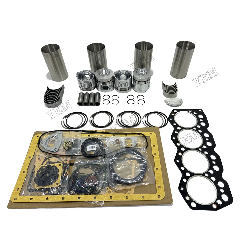 S4K S4KT Line & Piston Kit & Bushing Kit & Full Gasket Kit for Mitsubishi Engine Cat E120B E312 E320 E120B 312C