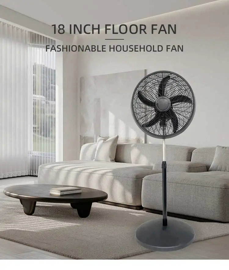 Factory Wholesale Cheap Commercial Stand Fan Adjustable Standing