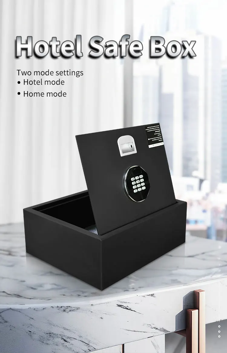 CEQSAFE Digital Black Front Top Open Money Safe Box Laptop Hotel Home Safe Box for Car factory
