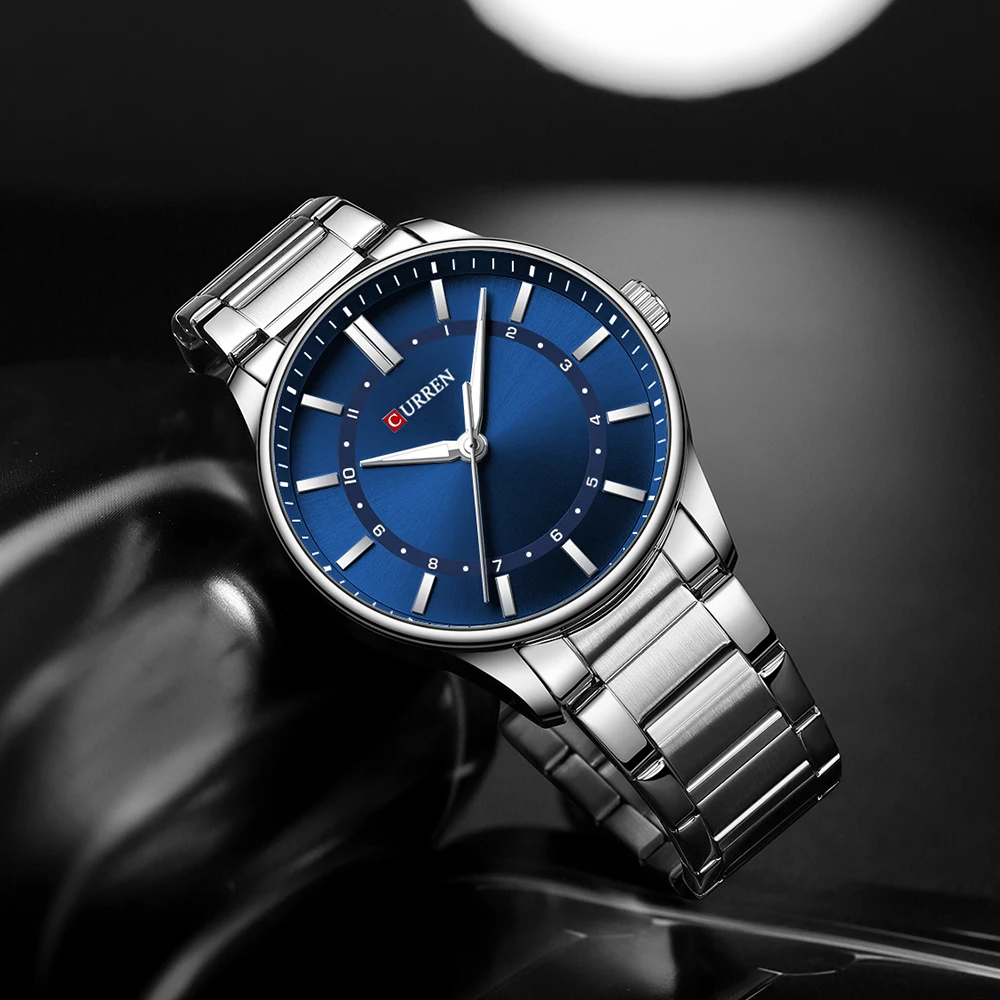 CURREN 8430 Trendy Customize Factory Direct Sale Ready to Ship Multifunction Quartz Watches for Men Clock Stainless Steel Band