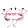 Semi-finished bracelet - bean pink