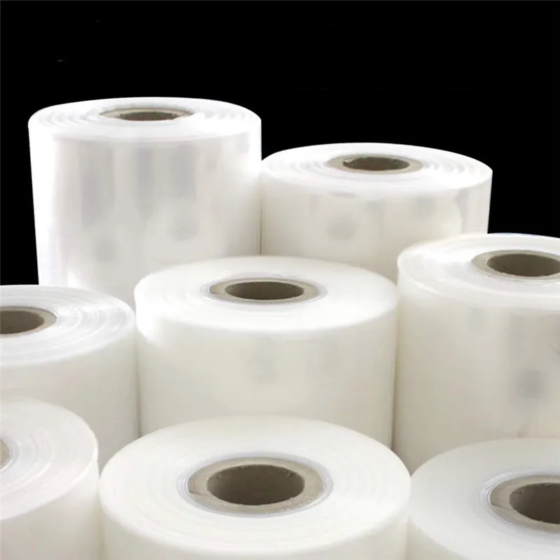 Factory Direct Customized Clear LDPE Poly Tubing Roll Heat Seal Food Grade Plastic Packaging Bags with Gusset Industrial Use