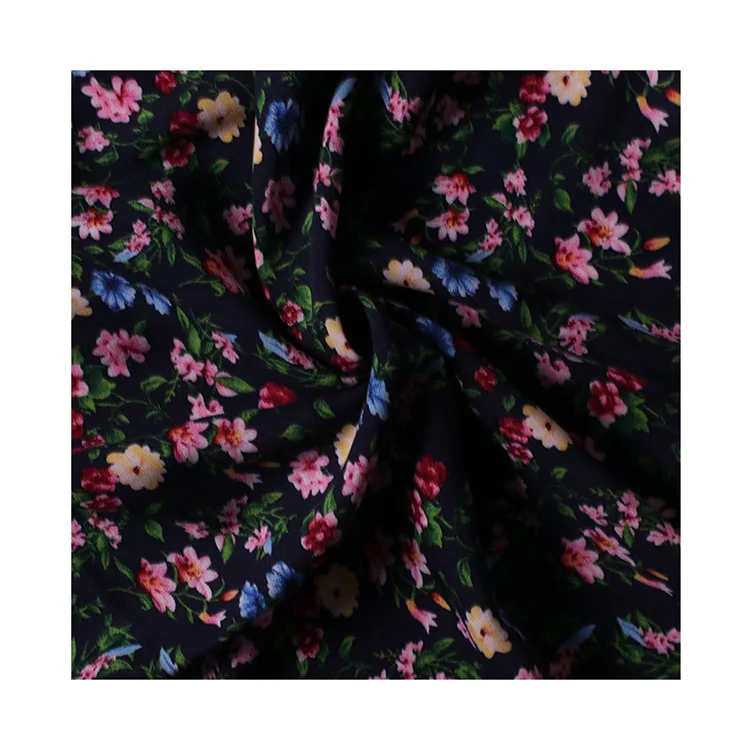 Printed Viscose Rayon Digital Fabric for Women Dress