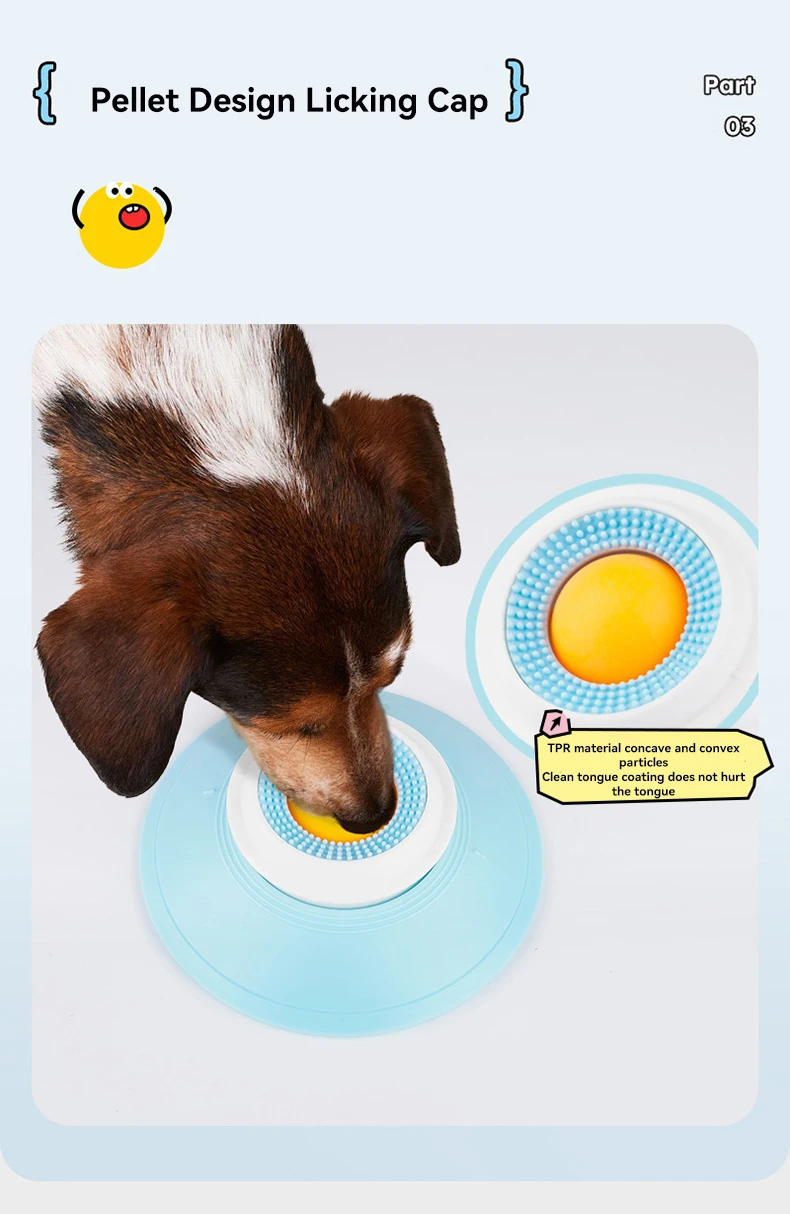 New Dog Toy Leaky Food Toy Play Spin Licking Music Toy Clean Tongue Fur Sniff Tslow Food details