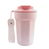 Single drink in gradient pink
