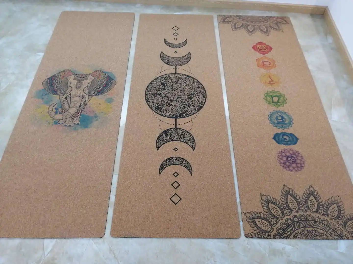 Meiyee хорошее качество Nr резиновый пробковый коврик для йоги