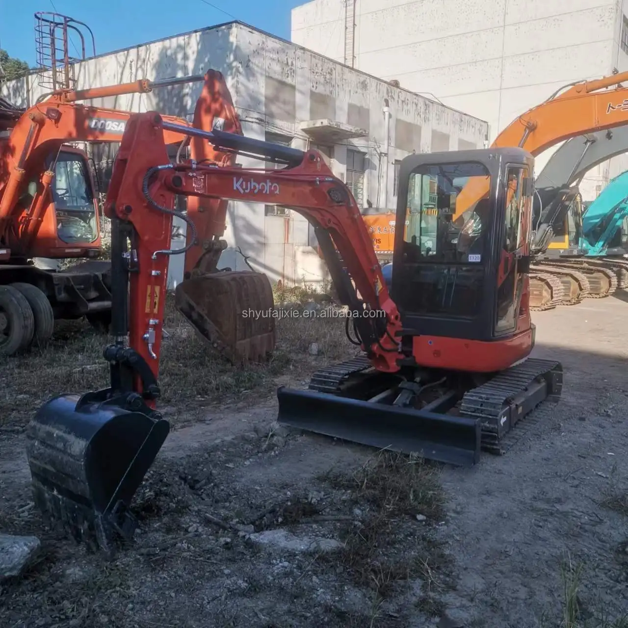 Used Mini Excavator Kubota U35 Nice 3.5 Ton Crawler Machine For Farm ...