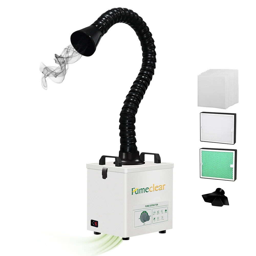 Best Price Industrial Oil Beauty Nail Salon Hair Dtf Soldering Welding Smoke Dust Colector and Fume Extractor for Laser Cutter