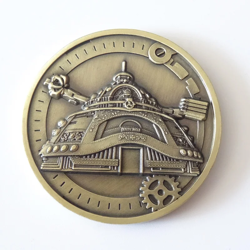 Factory Make Your Own Design Custom High Quality Metal Funny 3d Antique Coins Old Coin