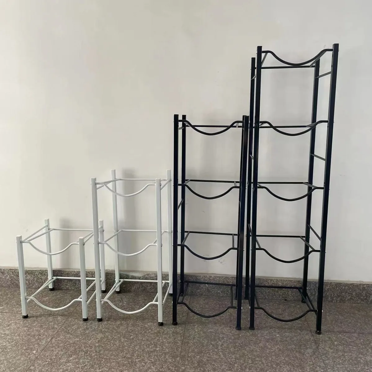 4-Tier Heavy Duty Storage Rack High Quality Detachable Bucket Rack Storage 5 Gallon Water Bottle Storage Rack