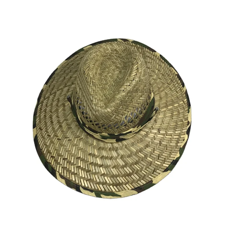 big straw fishing hat