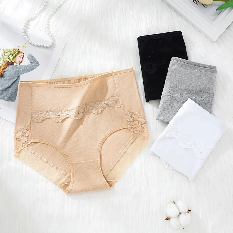 Tummy Control Underwear For Plus Size Women Lady High Quality Cotton