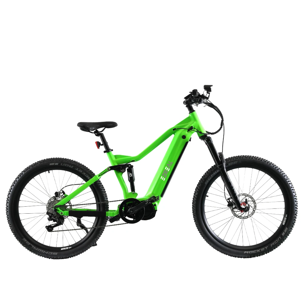 Ezreal Mid Motor Full Suspension Electric Bike Ebike Bicycle For Adult ...