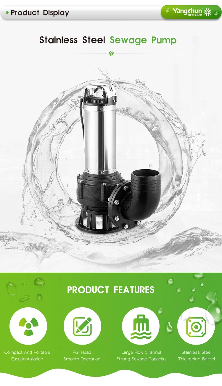 Industrial 7.5kw Submersible Shredder Sewage Sludge Pump - Buy 7.5kw ...