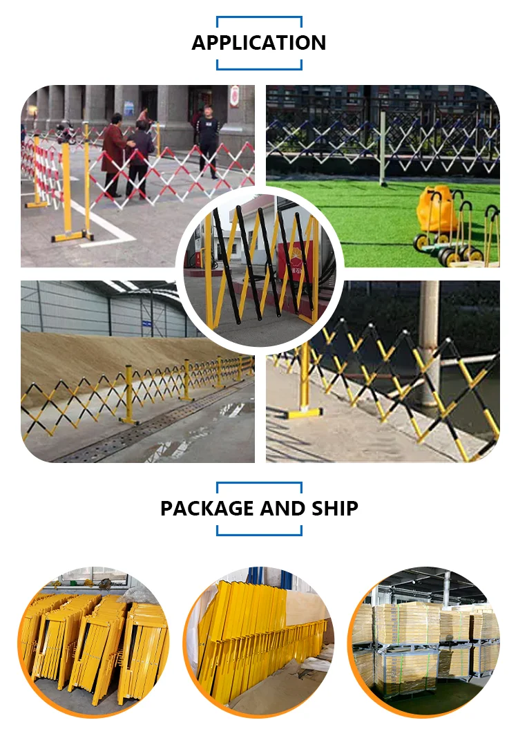 Foldable Aluminium Expandable Security Fence Sliding Gate Aluminium Expandable Gate