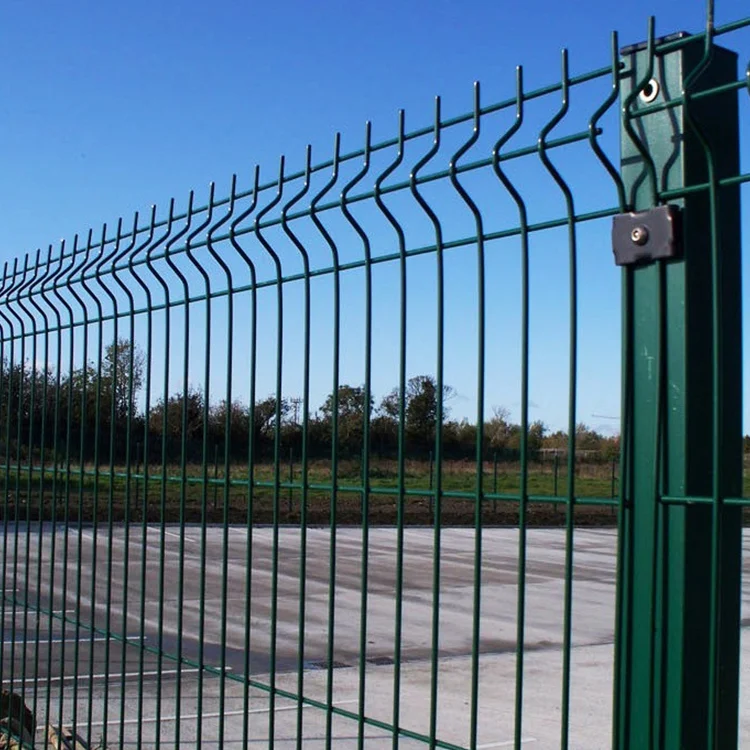 High Security Anti-Climb PVC Coated Galvanized Welded Wire Mesh Anti Climb 358 Clearview Fencing Panels Clear View Fence