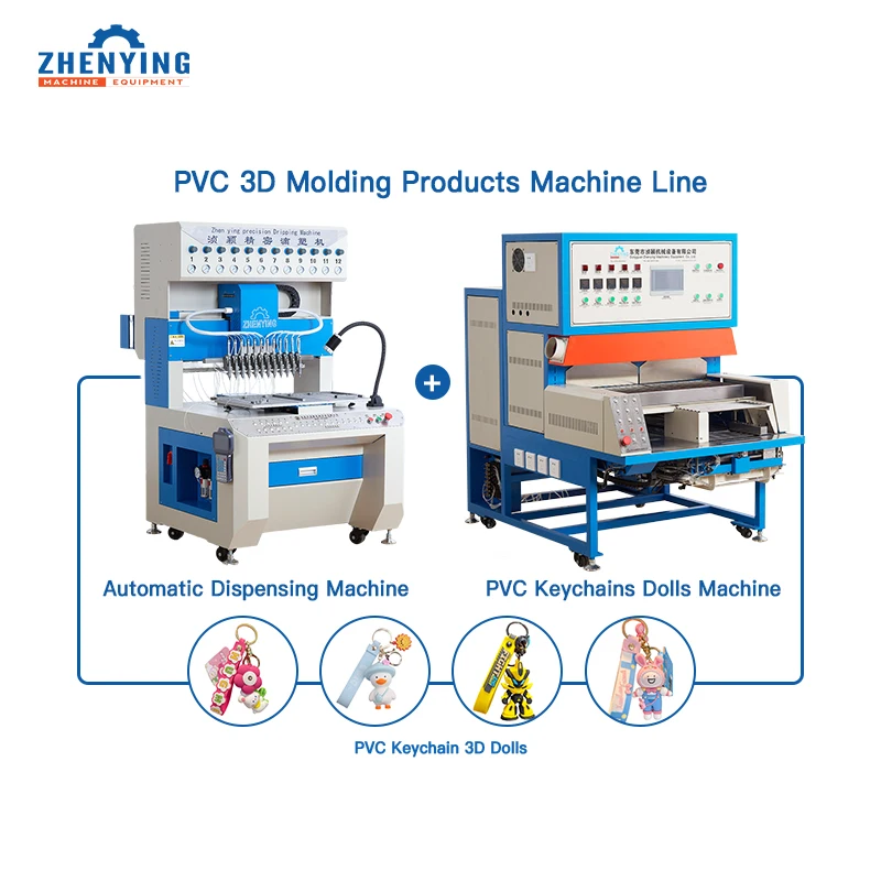 Soft 3D Pvc Plastic Keychain Dripping Rubber Patches Label Liquid Silicone Dripping Molding Machine