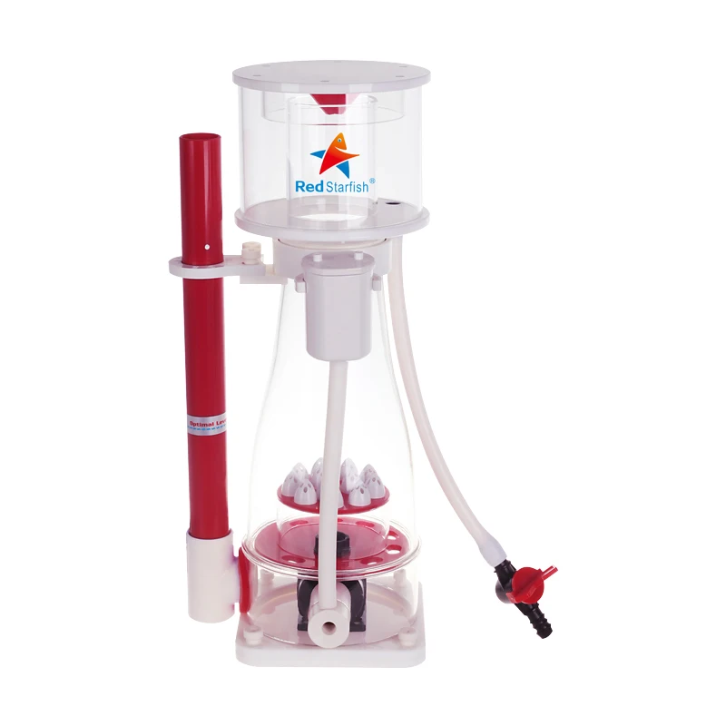 Newest RS-C Series Red Starfish Protein Skimmers Ultra Quiet Cylinder Metal DC Pump with Needle Wheel Durable and Efficient