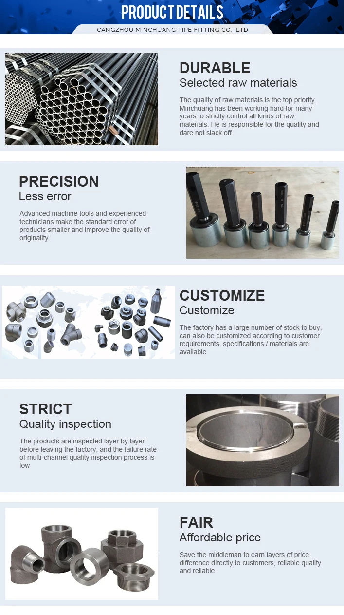 American Standard High Pressure Sus304/316 Socket Weld Pipe