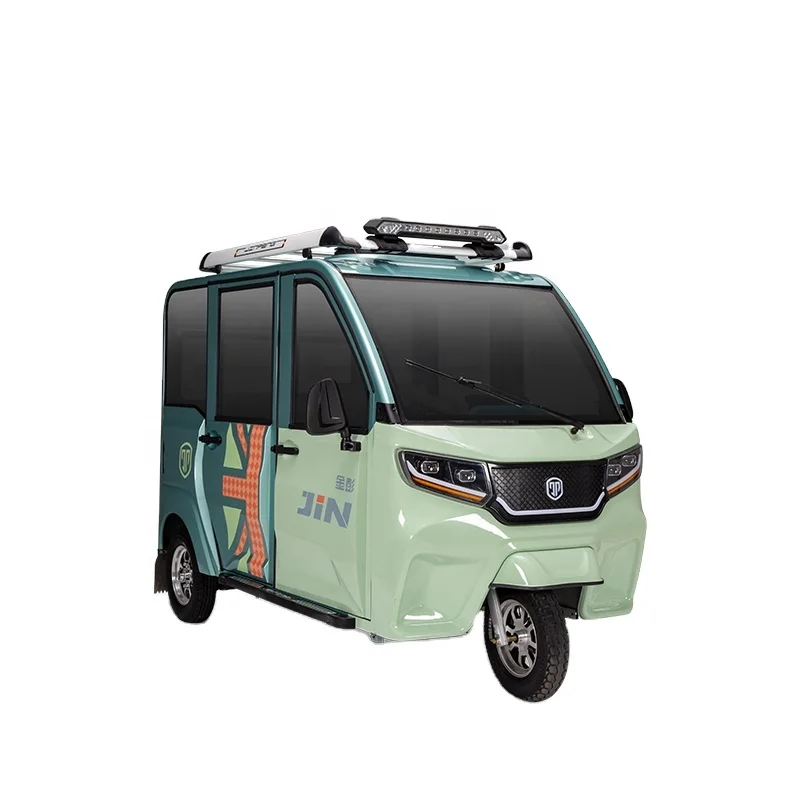 Factory Price Electric Rickshaw Big Power Solar EV Car with 4 Seats Passenger Tricycle