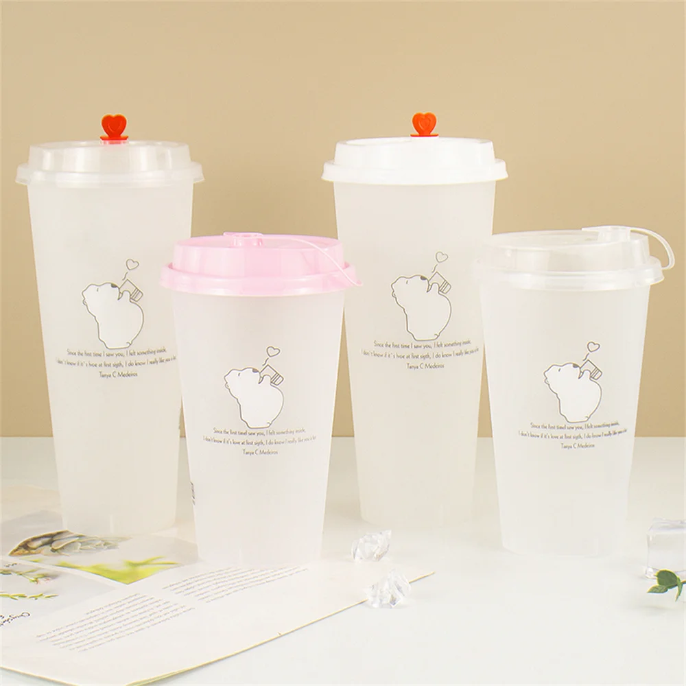 Disposable 360ml 12oz 500ml 17oz 600ml 20oz 700ml 24oz Plastic Cups pp  Drinking Plastic Cup