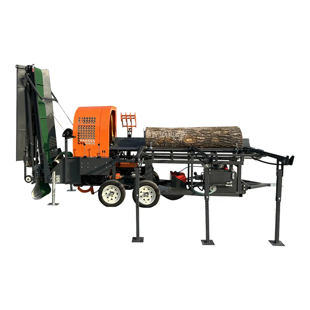 RIMA Chainsaw Firewood Processor with 30ton Hydraulic Power