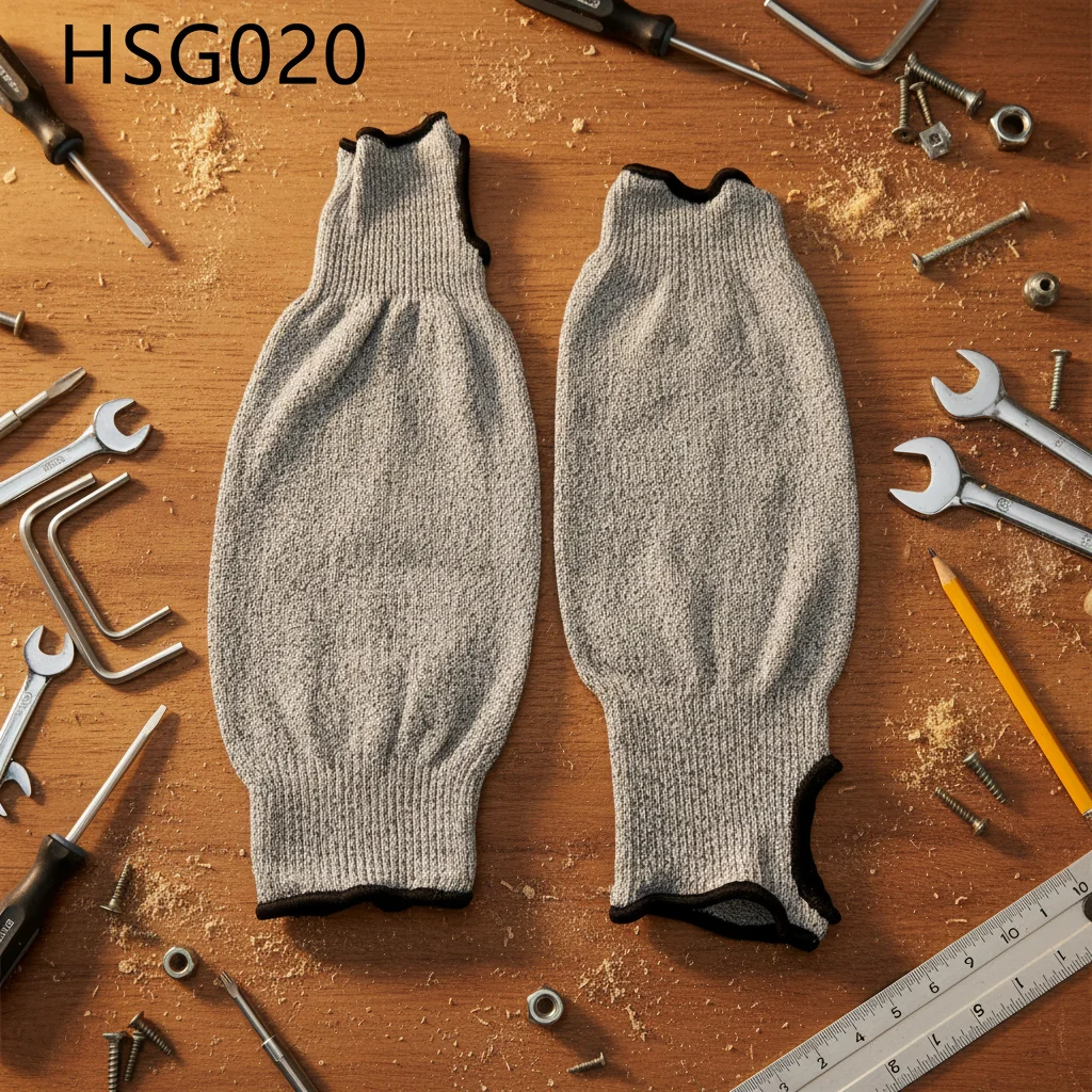 ZYF,material Sorting Industrial Hand Protection 40CM Anti-cut Safety Gloves Meat Process Non-Slip Palm Design Work SleevesHSG020
