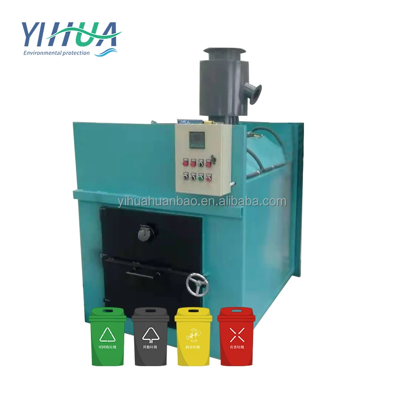 Eco Friendly Portable Home Garbage Laboratory Medical Waste Municipal Refuse Animal Incinerator