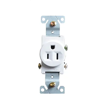 Shanghai Linsky Single Receptacle (ssre-11) 15a 125vac 60hz Wired ...