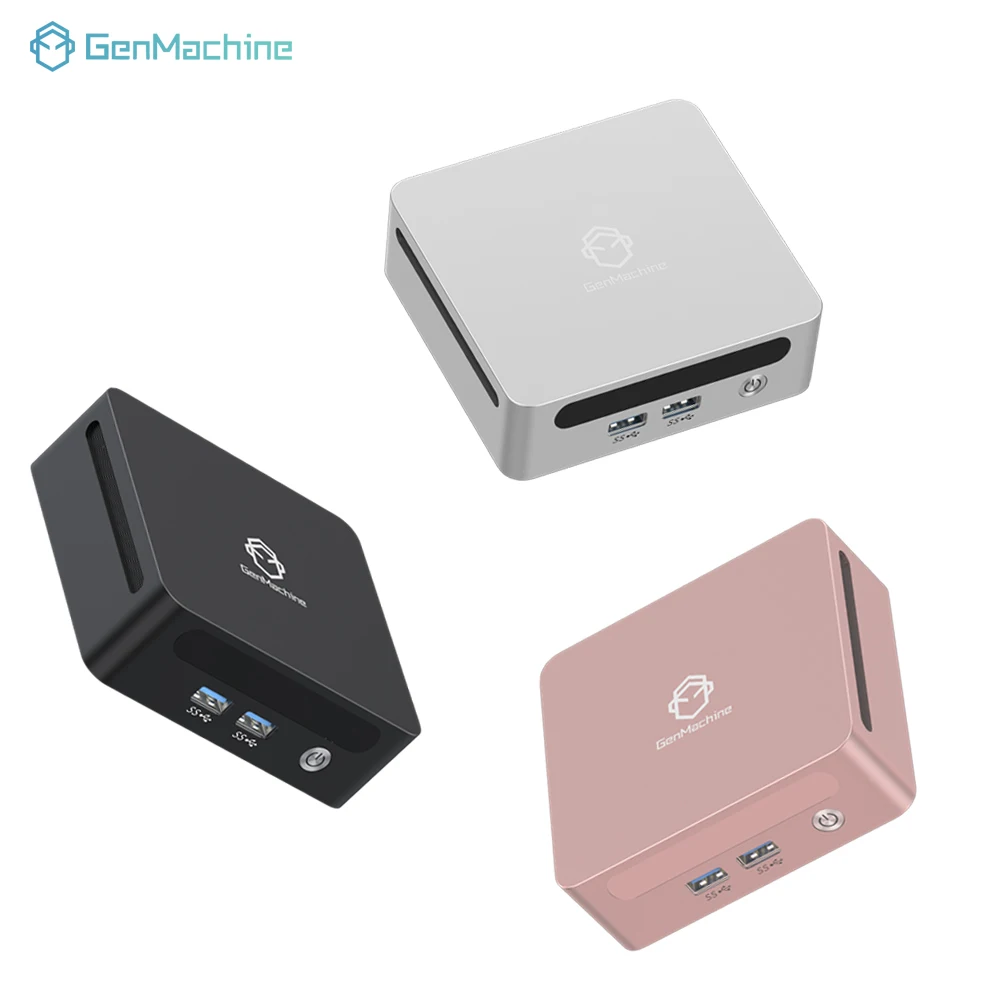 GenMachine Mini PC Ren 5000 5500U, AMD Ryzen 5, 64GB DDR4, 1.5TB