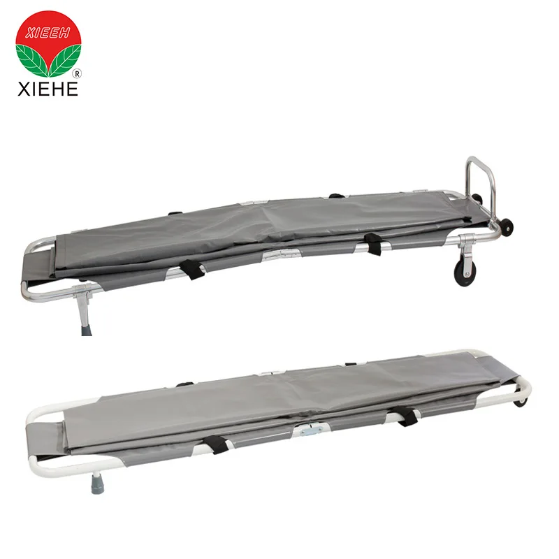 Emergency Funeral Body Stretcher With Wheels