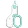 LED pet opening scissors blue