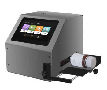 7 Inch High Definition Handheld Desktop Coding Machine for Bottle Cap Logo Production Number Code With Touch Screen