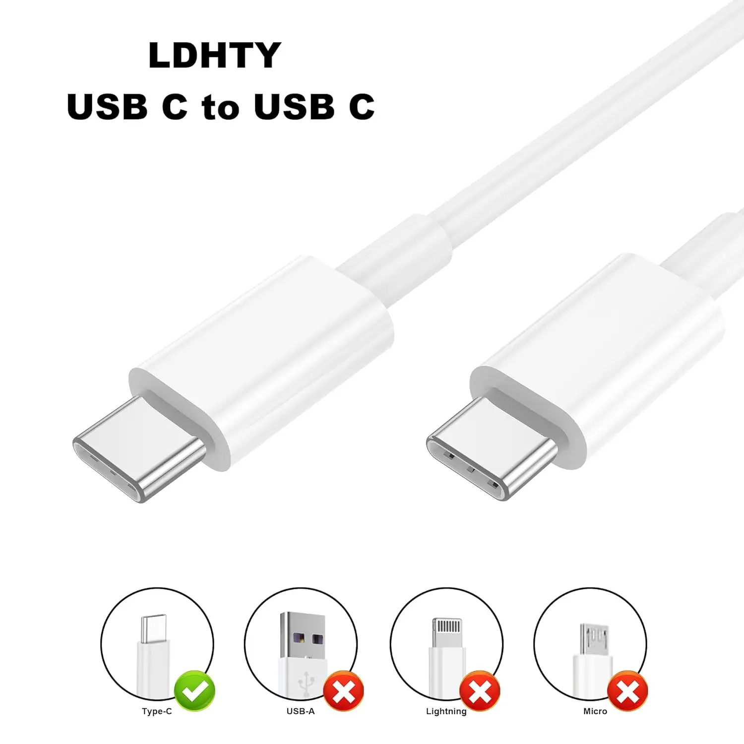 Usb Type C Fast Charging Data Cable Usb White Bio Quick Charger Android ...