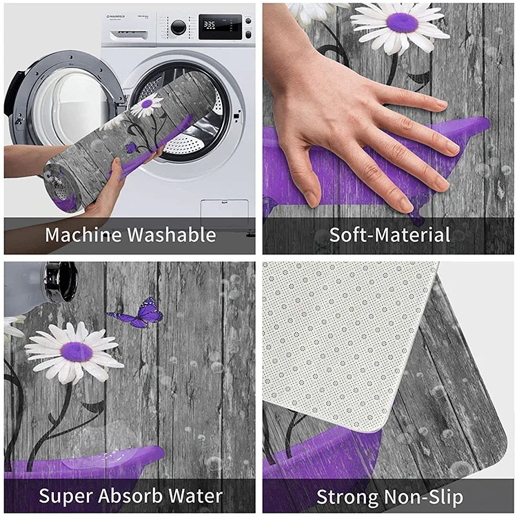 Custom 3D Digital Print Designers Logo Luxury Bathroom Rug Sets Famous Name Brand Shower Curtain and Mats