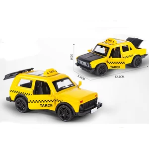 1:36 Scale Pull Bck Metal Toy Car With Sound and Light Kids Alloy Mini Electric Car